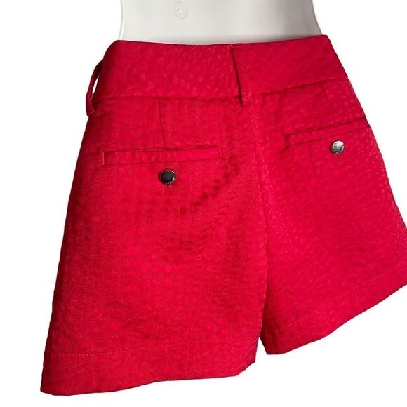 Calvin Klein Textured Belt Loop Shorts Medium Magenta Pink With Pockets - Picture 13 of 16